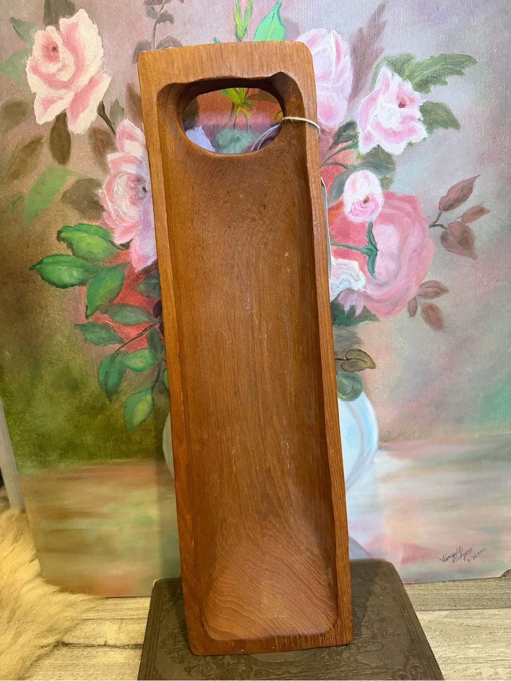 GERMAN WOOD canoe tray